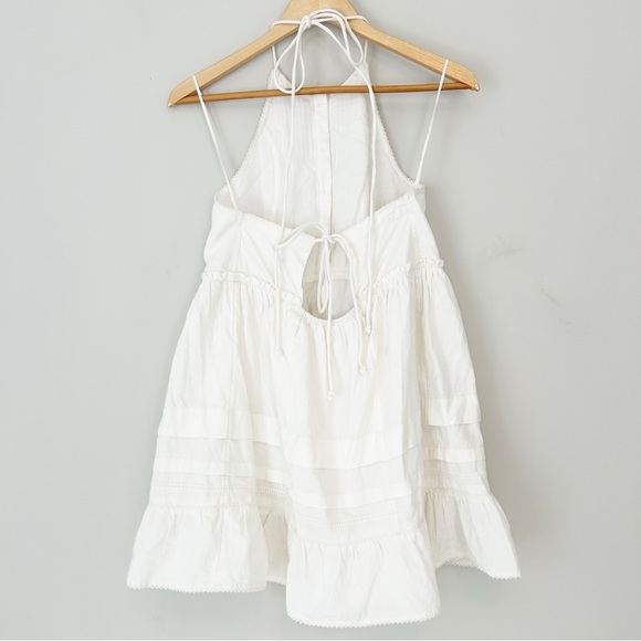 Free People Desert Days mini halter dress white NWT - Picture 14 of 16